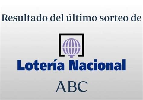 Resultado Lotería Nacional 